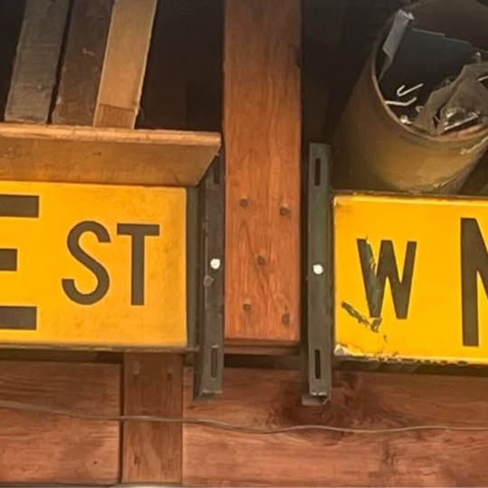 Vintage Chicago Street Signs